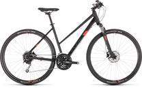 Dviratis turistinis Cube, 28 ", 18" rėmas, juoda sp./raudona sp.