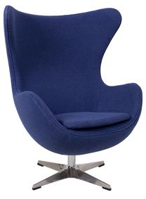 Krėslas Home4you Grand Star, mėlyna sp., 87 cm x 78 cm x 104 cm