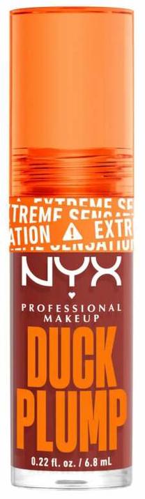 Lūpu spīdums NYX Professional Makeup Duck Plump, 6.8 ml, brick of time