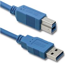 Kabelis Qoltec AKQOLKU00052308 USB Type A Male, USB Type B, 1 m, zila krās.