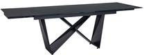 Stalas išskleidžiamas Cavalli I, juoda sp., 160 - 240 cm x 75 cm x 90 cm