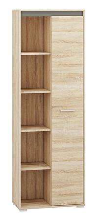 Pastatoma lentyna ML Meble Avo 06, ąžuolo sp., 200 cm x 34 cm x 69 cm