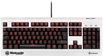 Vadu spēļu tastatūra Sharkoon Skiller Skiller Mech SGK3 Eintracht Frankfurt Sonderedition Kailh Red, DE, balta krās./melna krās./sarkana krās.