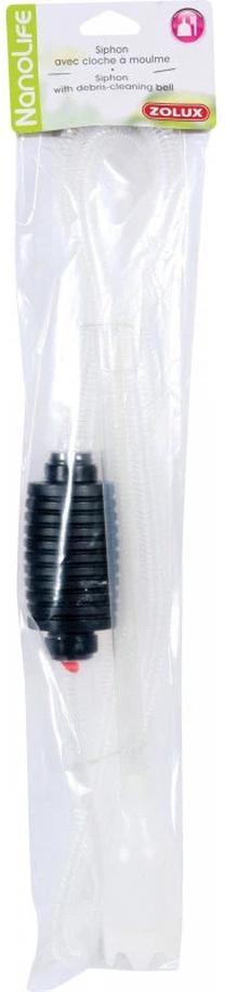 Сифон Zolux NanoLife Siphon, прозрачный цв./черный цв., 20.2 см