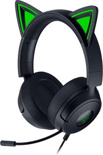 Laidinės žaidimų ausinės Razer Kraken Kitty V3 X RZ04-05350200-R3M1, juoda sp.