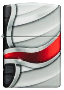 Šķiltava Zippo Lighter 49357, balta krās./sarkana krās.