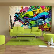 Fototapete Artgeist Funky - Graffiti 3XLNEW010143SAM, 245 cm x 343 cm