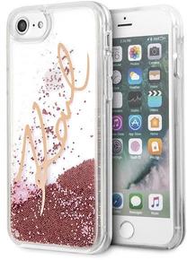 Telefona vāciņš Karl Lagerfeld, rozā krās., Apple