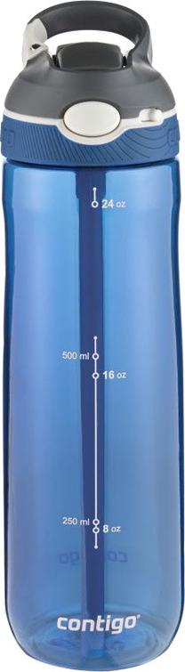 Ūdens pudele Contigo Ashland Chill, zila krās., tritāns, 0.72 l