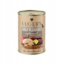 Mitrā barība (konservi) suņiem Lugers Daily Pleasures, fazānu gaļa, 0.4 kg