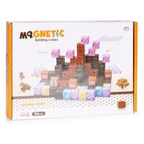 Magnetinis konstruktorius Building Cubes, 86 vnt., įvairių spalvų