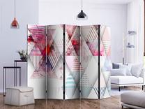 Širma Artgeist Triangular World II, įvairių spalvų, 225 cm x 172 cm