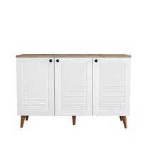 Spintelė Kalune Design Stanley, balta sp., 78 cm x 120 cm x 37 cm