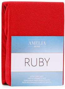 Paklodė AmeliaHome Ruby, raudona sp., 120 x 200 cm, su guma