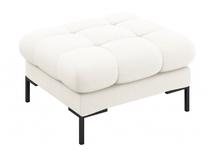 Pufas Micadoni Home Mamaia, juoda sp./smėlio sp., 60 cm x 60 cm x 41 cm