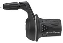 Pavarų perjungimo rankenėlė SunRace TSM21 SHIF58, plastikas/guma, juoda sp.