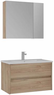 Vannas istabas mēbeļu komplekts Kalune Design Side, ozola krās., 45 cm x 85 cm x 52 cm