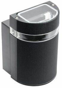 Sieninis lauko šviestuvas GTV Silva, 50W, GU10, IP54, juoda sp., 10 cm x 15.5 cm