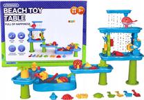 Детский игровой стол, c аксессуарами Lean Toys Beach, многоцветный