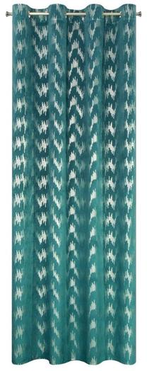 Naktinė užuolaida ZKLL-06, sidabro sp./turkio sp., 140 cm x 250 cm