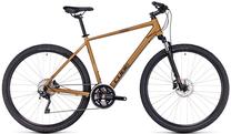 Velosipēds hibrīds Cube Nature Pro gold'n'black, 28 ", XL rāmis, zelta krās./melna krās.