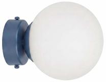 Lampa sienas Emibig Magnus K1 1875/K1, E14, 1 x 10 W, balta krās. / zila krās.