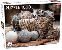 Dėlionė Tactic Cute Kittens 56803T, 48 cm x 67 cm, 1000 vnt., įvairių spalvų