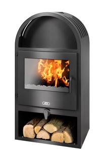 Cietā kurināmā krāsns Abx Viking I Black, 7 kW