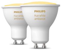 Išmanioji lemputė Philips Hue LED, PAR16, 2200 - 6500 °K, GU10, 4.3 W, 250 - 350 lm, 2 vnt.