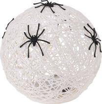 Dekoracija vaikams/suaugusiems, voras Halloween, balta sp., 15.5 cm x 15.5 cm x 15.5 cm