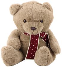 Pliušinis žaislas meška Lean Toys, šviesiai ruda sp., 45 cm
