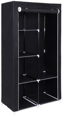 Spinta Songmics, juoda sp., 88 cm x 45 cm x 170 cm
