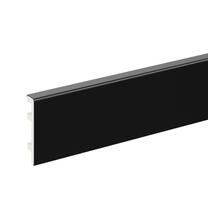 Плинтус Cezar Status Line 853593, 220 см x 8 см x 1.5 см, черный цв.