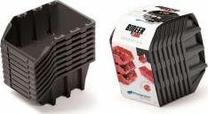 Ящик для инструментов Prosperplast KBILS16-S411, 19 см x 12 см x 7.7 см, черный цв.