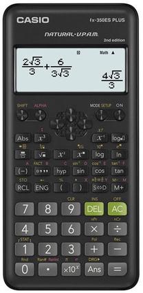 Skaičiuotuvas kišeninis Casio FX-350ESPLUS-2, juoda sp.