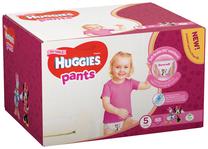 Sauskelnės-kelnaitės Huggies Pants Girl, 5 dydis, 17 kg, 68 vnt.