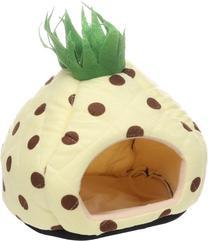 Gulta grauzējiem Flamingo Helga Pineapple, 23.5 cm x 23.5 cm x 19 cm, dzeltena krās.