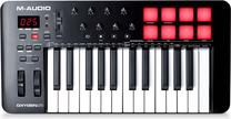 MIDI klaviatūra M-Audio Oxygen 25 MKV, melna krās.