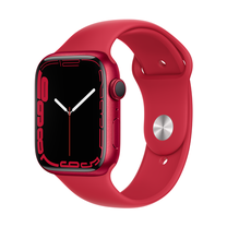 Viedais pulkstenis Apple Watch 7 GPS 45mm, sarkana krās.