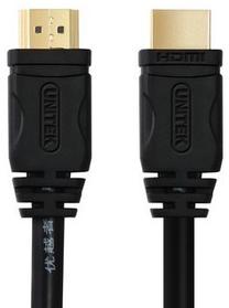 Kabelis Unitek Cable HDMI M / M HDMI A, HDMI A, 5 m, zelta krās./melna krās.