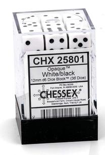 Metamie kauliņi Chessex Dice Blocks