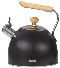 Arbatinukas su švilpuku Husla 73908, 2.5 l, ruda sp./sidabro sp./juoda sp.