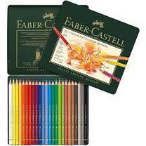 Spalvoti pieštukai Faber Castell Polychromos Colour Pencil, 24 vnt.