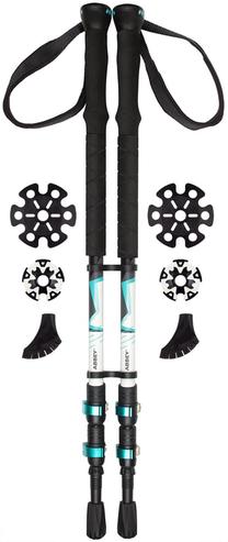 Nūjošanas nūju komplekts Abbey Hiking Cane Adjustable Set Santiago-135