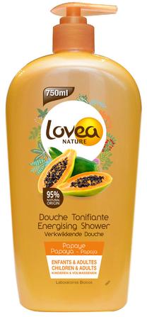 Kūno prausimosi želė Lovea, 750 ml