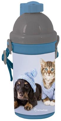 Sporta pudeles un šeikeri Paso, zila krās./pelēka krās., plastmasa, 0.5 l