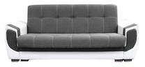 Sofa-lova Idzczak Meble Delux M05182, balta sp./pilka sp., 237 x 93 cm x 95 cm