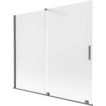 Vannas siena Mexen Velar, 180 cm x 150 cm, pelēka krās./rūdītais