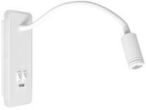 Valgusti öölamp Milagro Base ML6349, LED, 4000 °K, 2 x 8 W, valge v. / valge v.