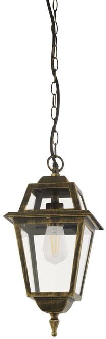 Valgusti rippuv Searchlight New Orleans 1526, E27, 1 x 60 W, kuldne v./must v. / kuldne v.